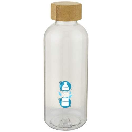 Botellas de vidrio con tapón de bambú 650 ml