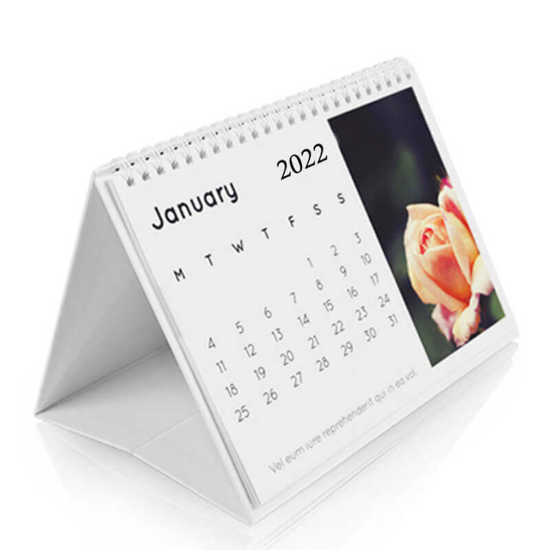 Calendarios personalizados por el inicio del 2022