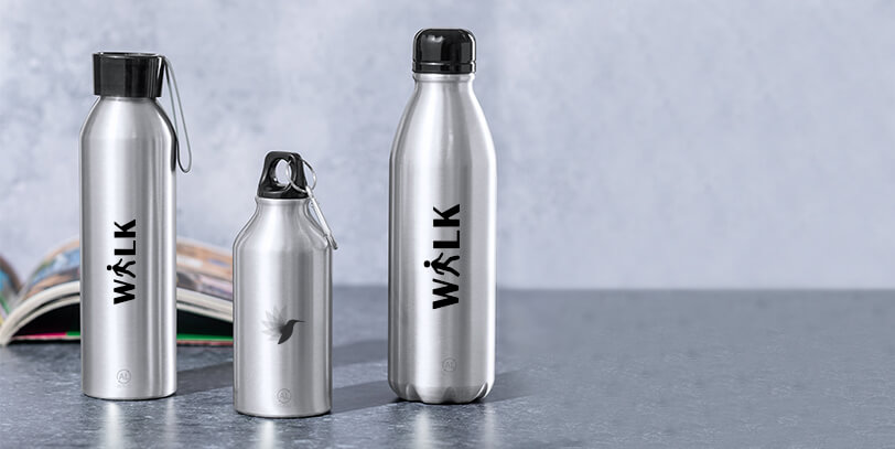 Botellas de agua y cantimploras personalizadas