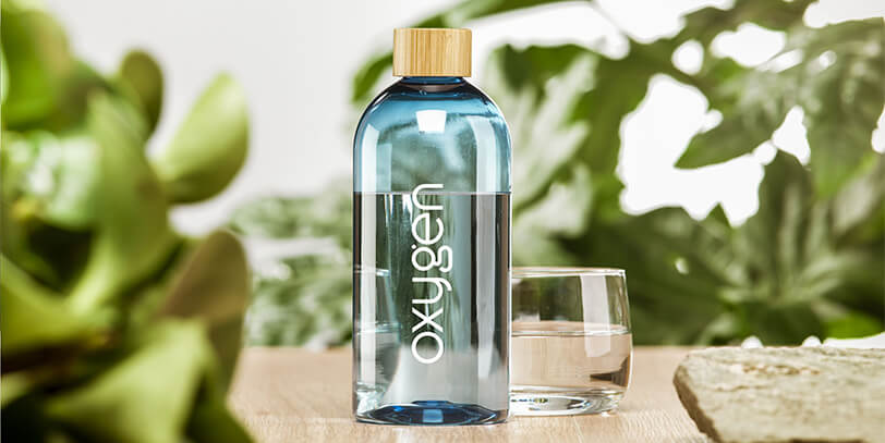 Comprar botella de cristal para agua 1L online barato